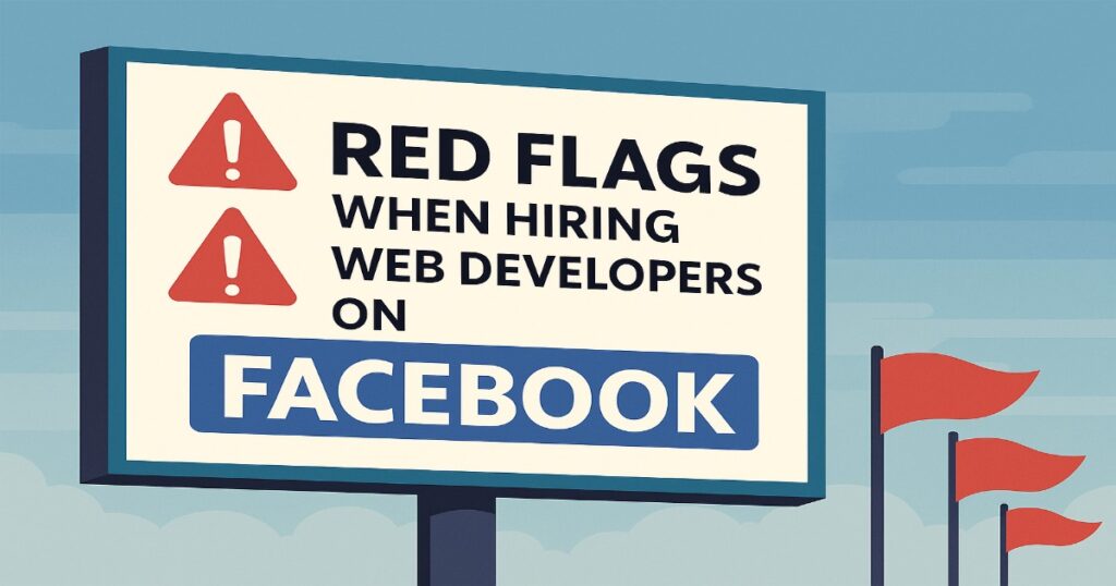 6 Red Flags When Hiring SEO & Web Developers on Facebook